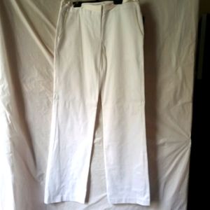 Women formal white pants